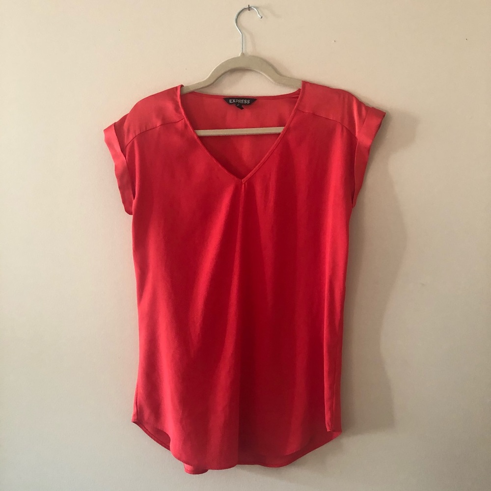 Express cap sleeve top